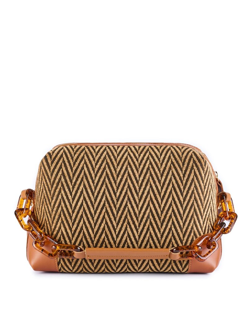 Via Mail Bag Crossbody Bags Cognac