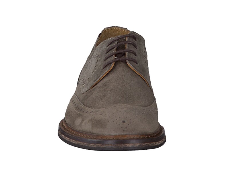 Floris Van Bommel Veterschoenen Taupe