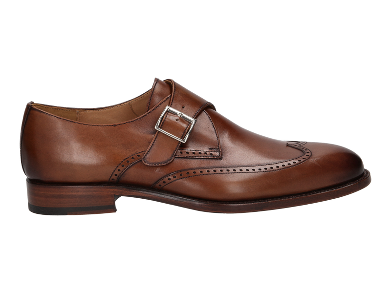 Cordwainer Shoes With Buckle Cognac
