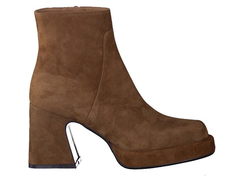 Albano Boots Met Hak Cognac