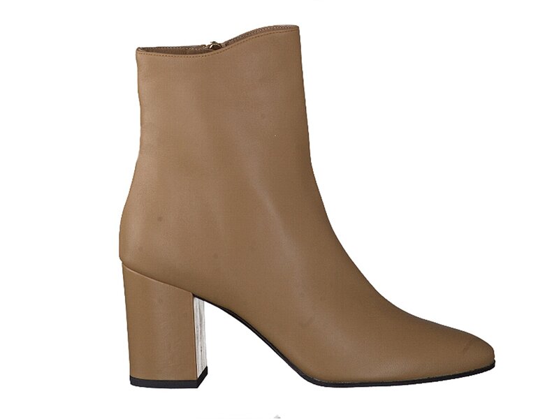 Franco Russo Boots Met Hak Beige