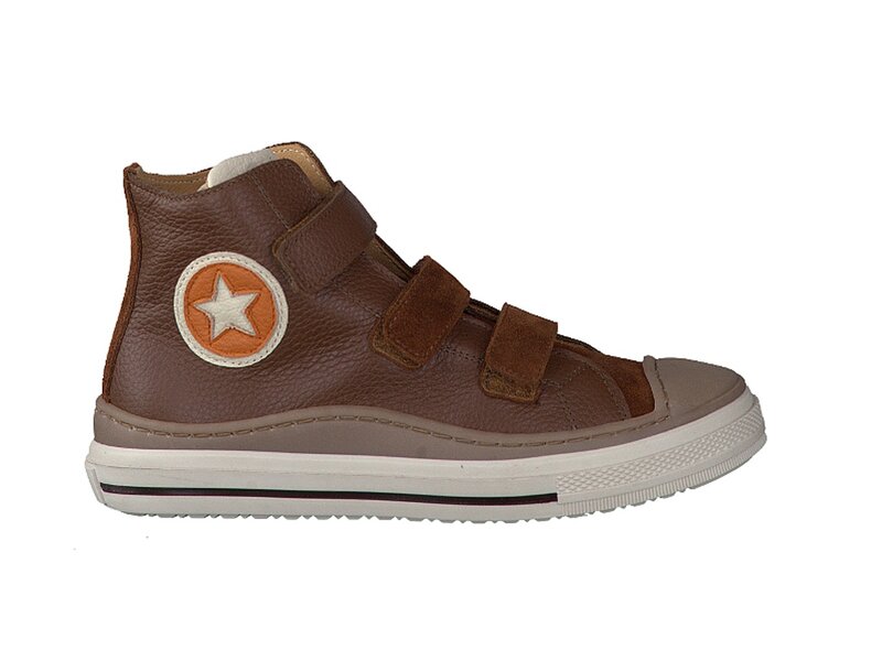 Zecchino D'oro Velcro Shoes Cognac