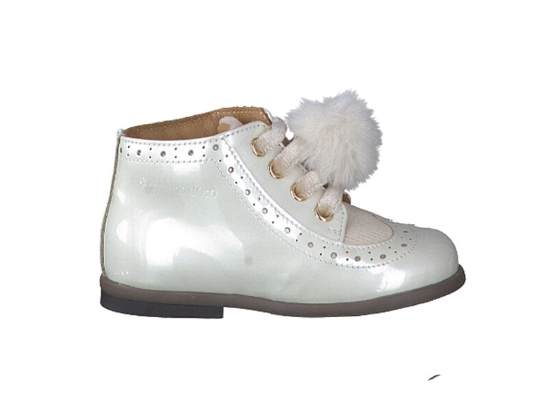 Zecchino D'oro Lace Shoes Off White