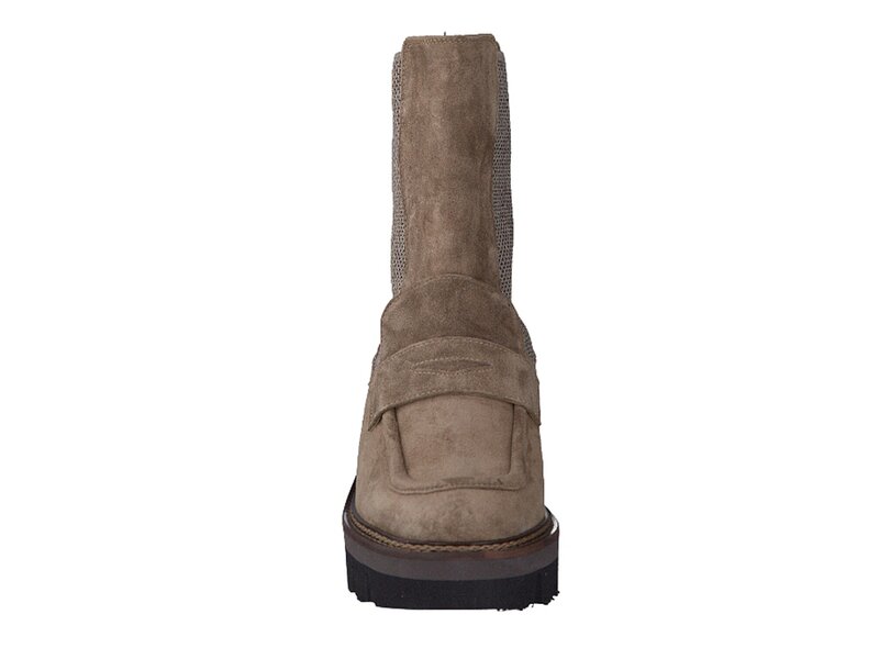 Luca Grossi Boots Met Hak Beige