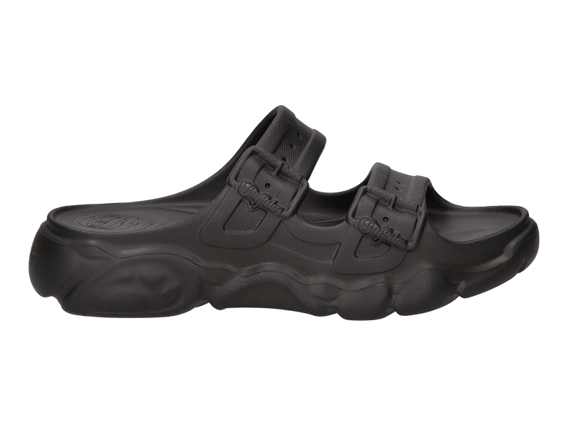 Buffalo Slippers Zwart