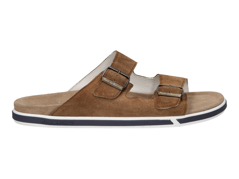 Floris Van Bommel Tongs Cognac