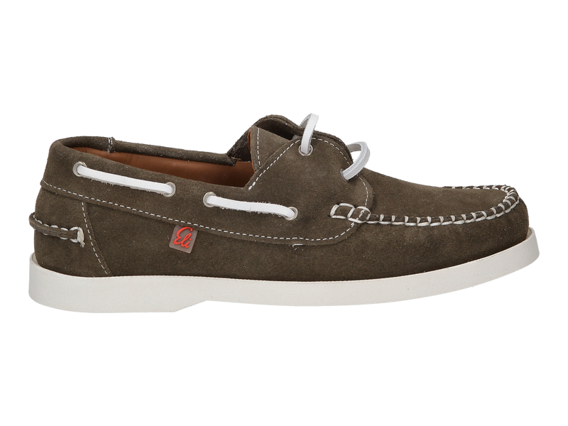 Eli Chaussures Bateau Kaki