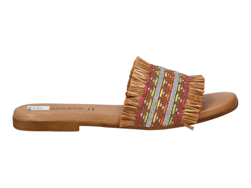 Sandy Shoes Tongs Cognac