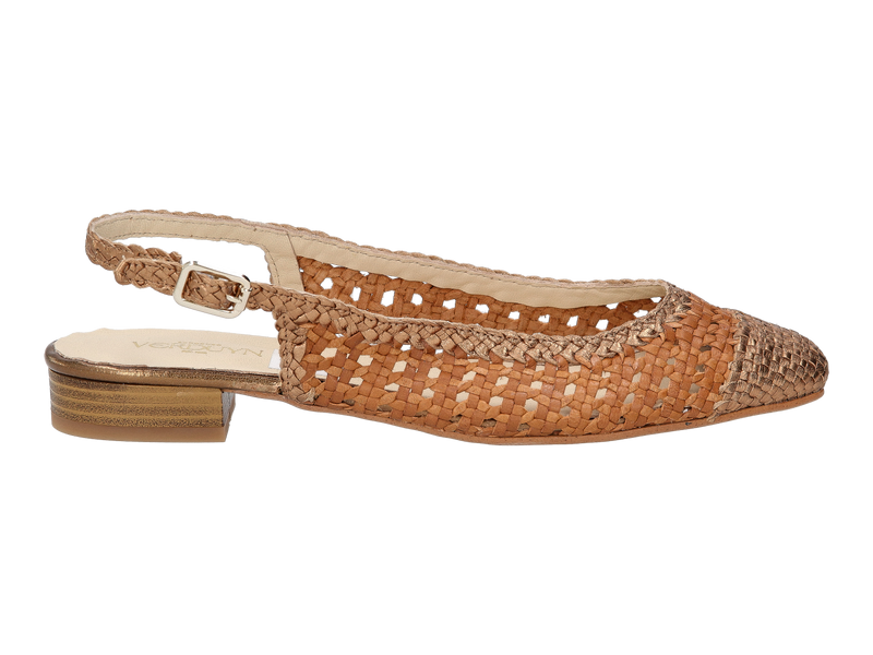 Verduyn Ballerinas Cognac
