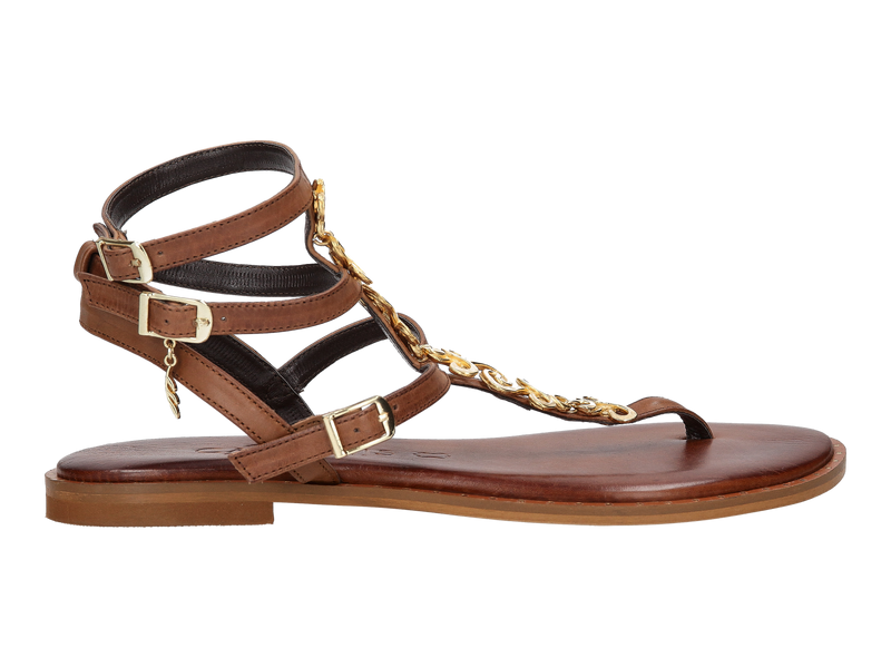 Caryatis Sandalen Bruin