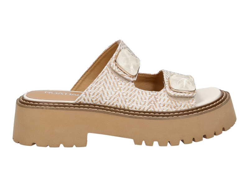 Noa Harmon Slippers Beige