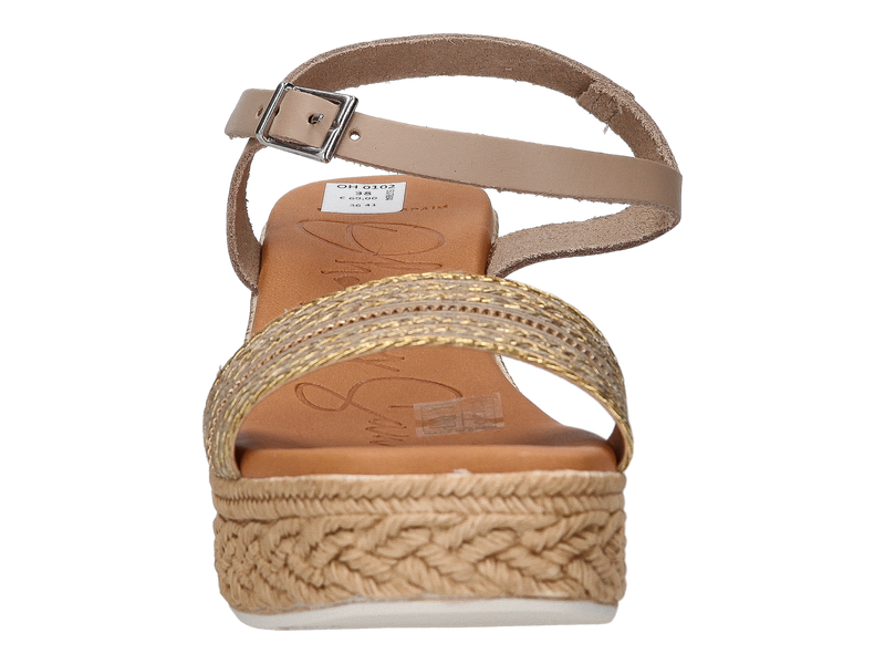 Oh My Sandals Sandalen Taupe