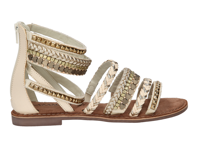 Lazamani Sandalen Off White