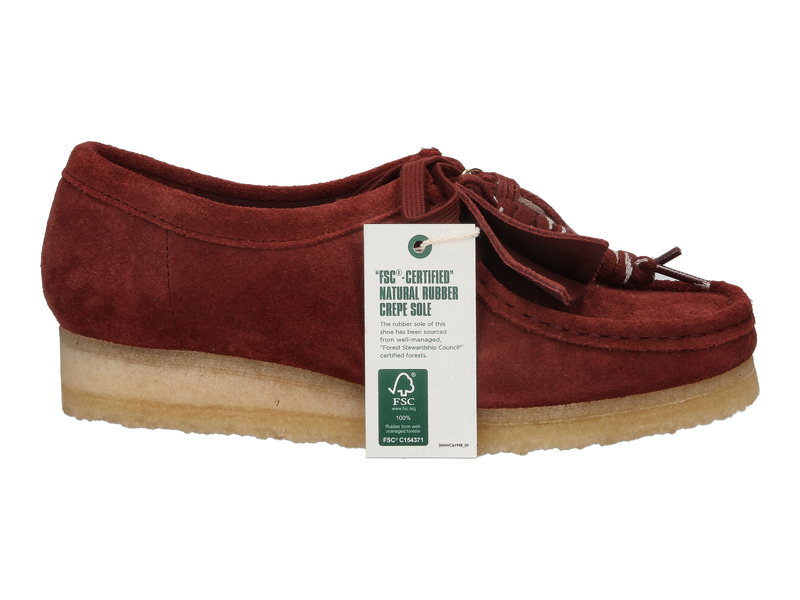 Clarks Lace Shoes Bordeaux