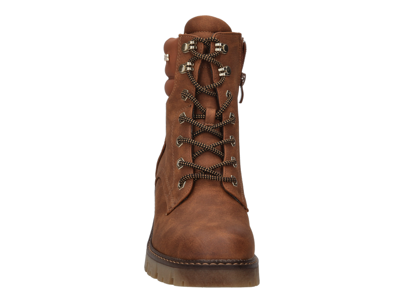 Jeep Boots Met Hak Cognac