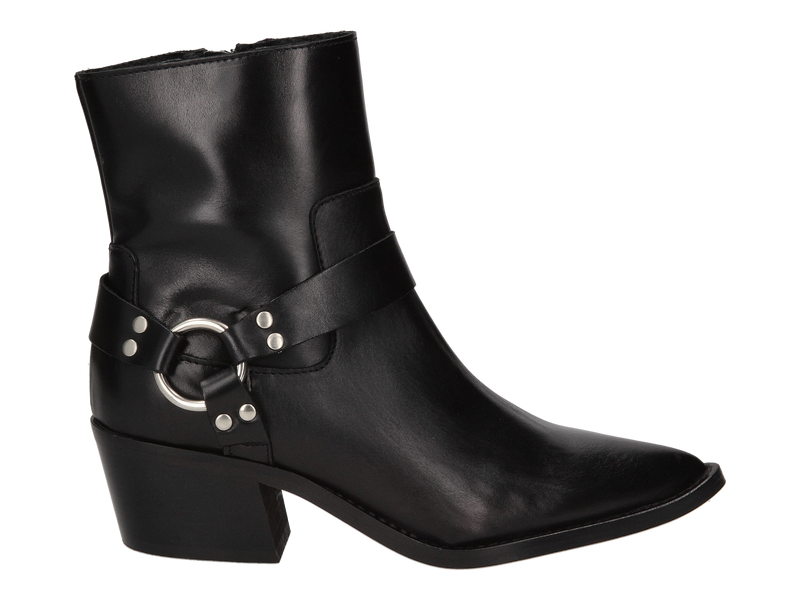 Tango Boots Met Hak Zwart