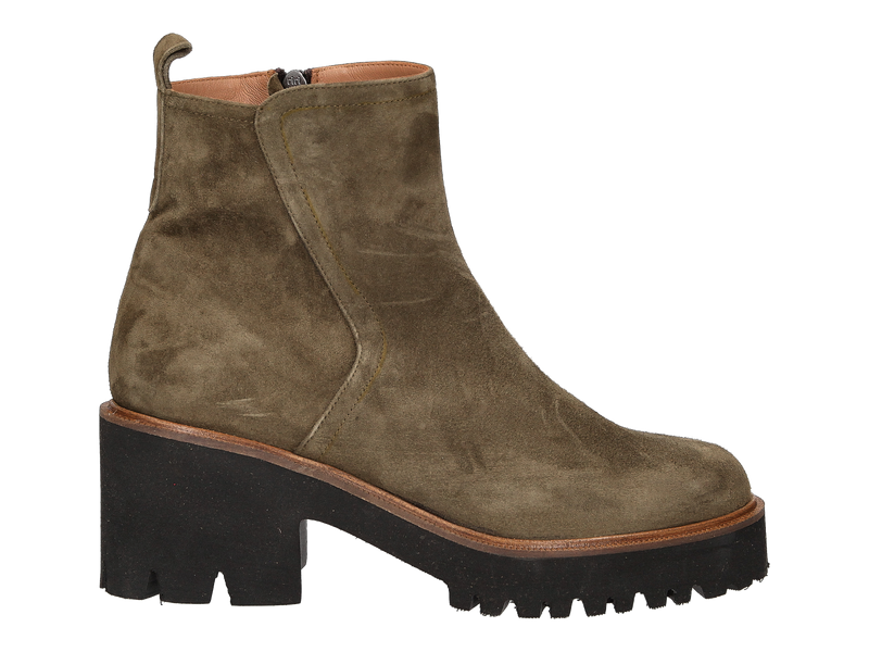 Cervone Boots Met Hak Groen