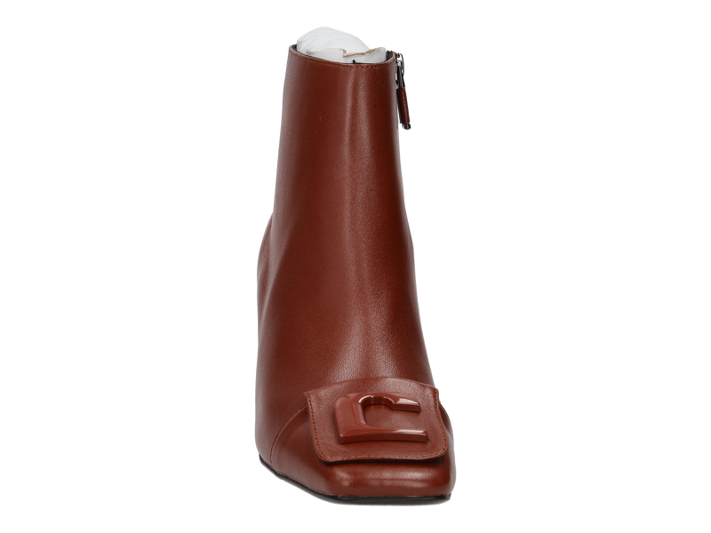 Lola Cruz Botte à Talon Cognac