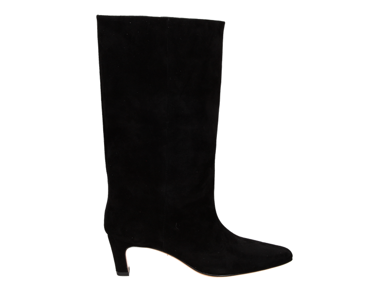 Lola Cruz Boot With Heel Black