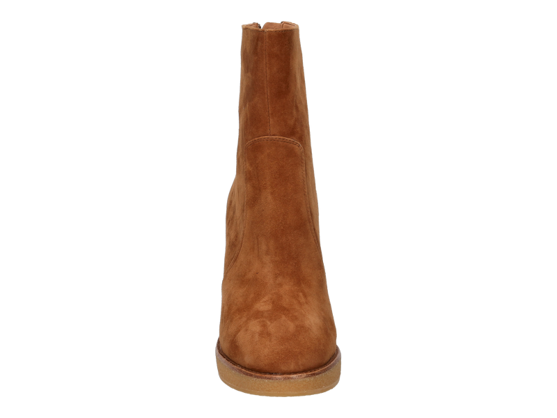 Lola Cruz Boot With Heel Cognac