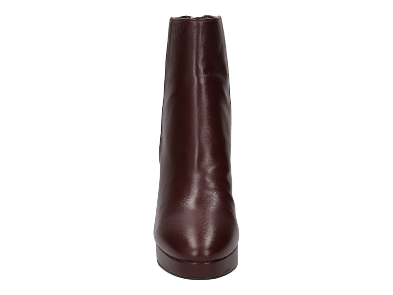 Lola Cruz Boot With Heel Bordeaux