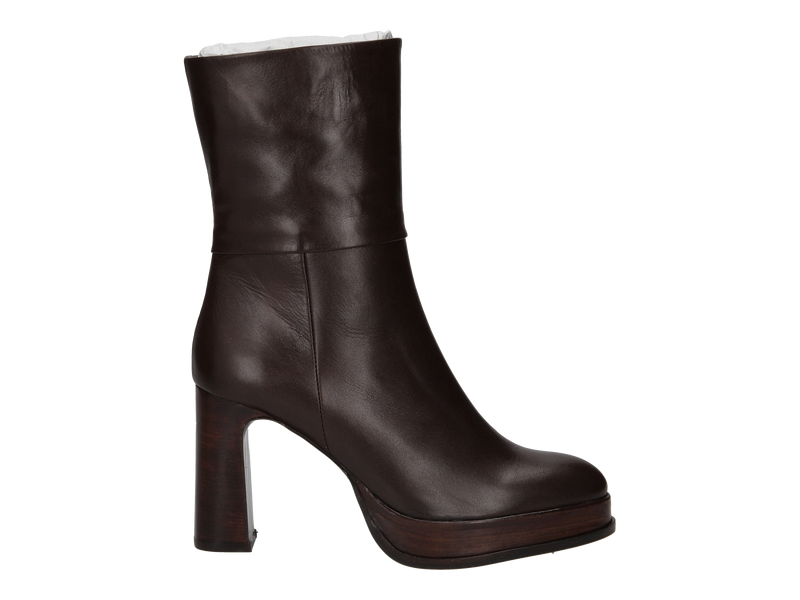 Zinda Boots Met Hak Bruin