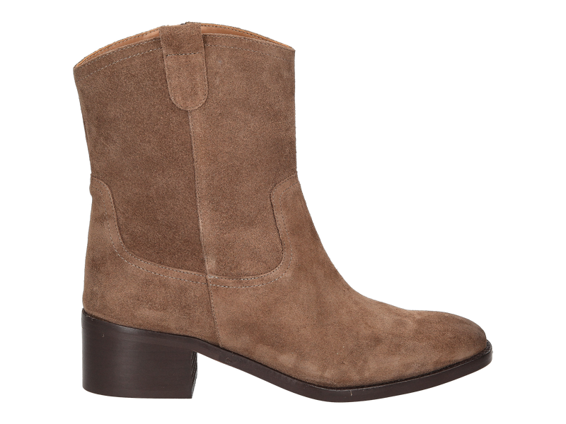 Belang Boots Met Hak Taupe