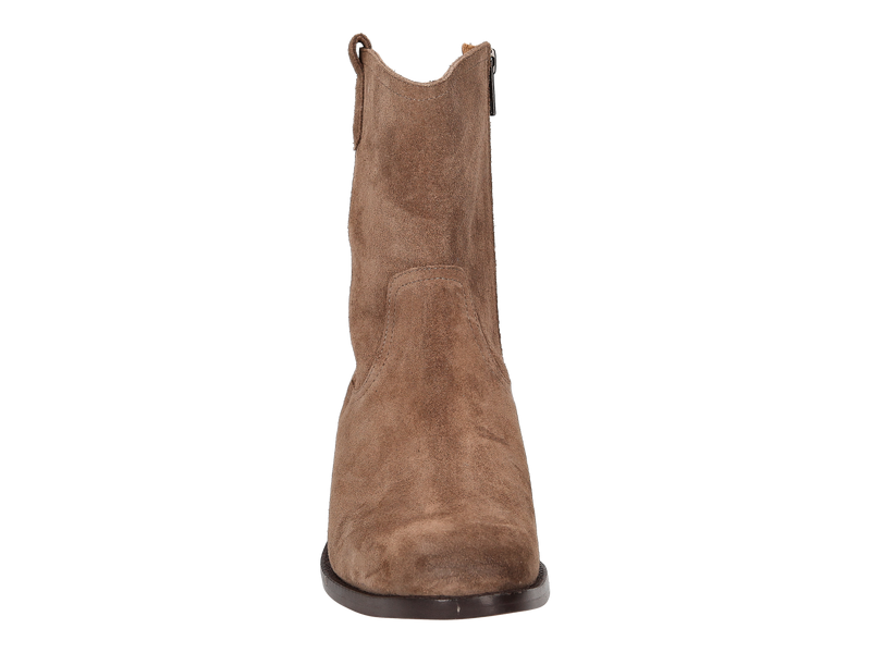 Belang Boots Met Hak Taupe