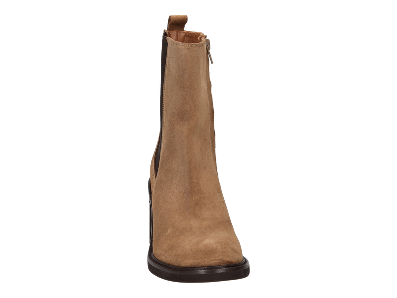 Belang Boots Met Hak Taupe