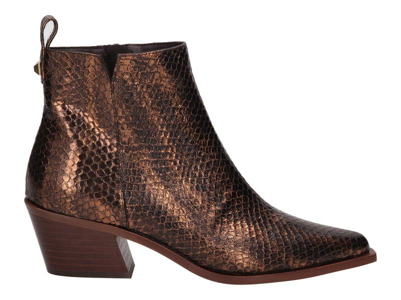Lodi Boot With Heel Bronze