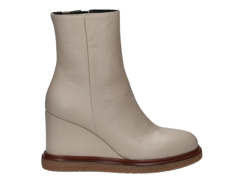 Louisa Boots Met Hak Beige