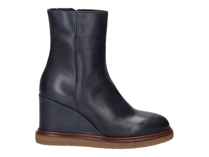 Louisa Boots Met Hak Blauw
