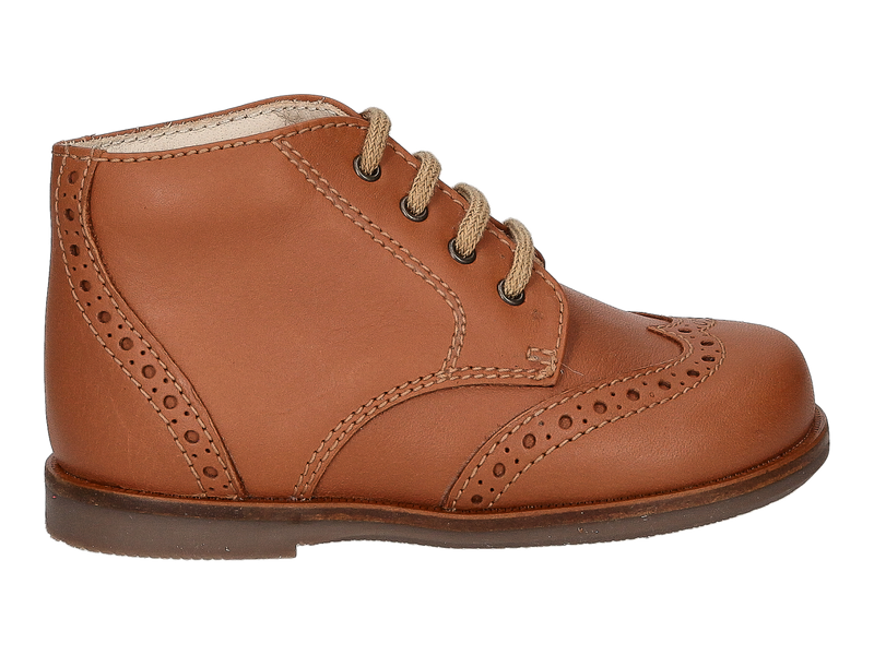 Beberlis Lace Shoes Cognac