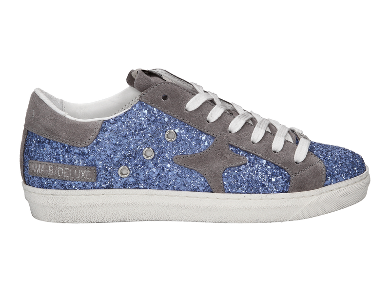 Ama Brand Sneakers Blauw