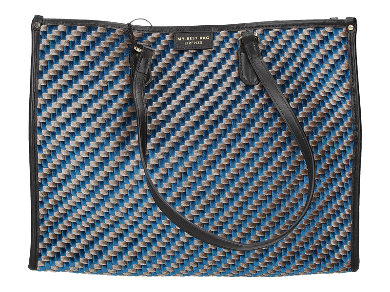 My-best Bag Shoppers Blue