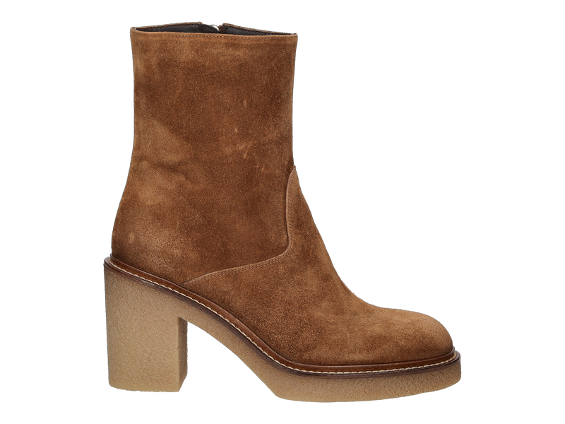 Triver Flight Boot With Heel Brown
