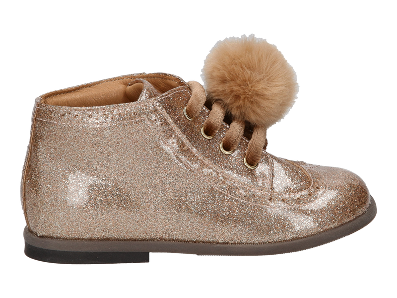 Zecchino D'oro Lace Shoes Gold