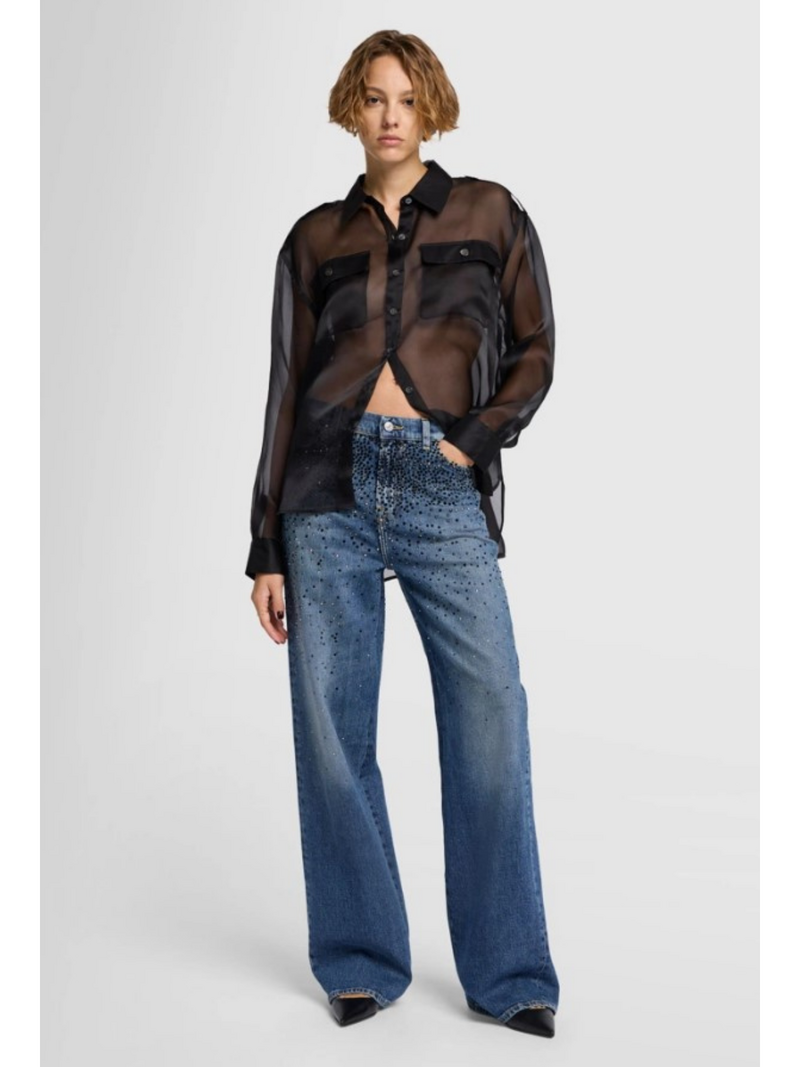 7 For All Mankind Jeans Bleu