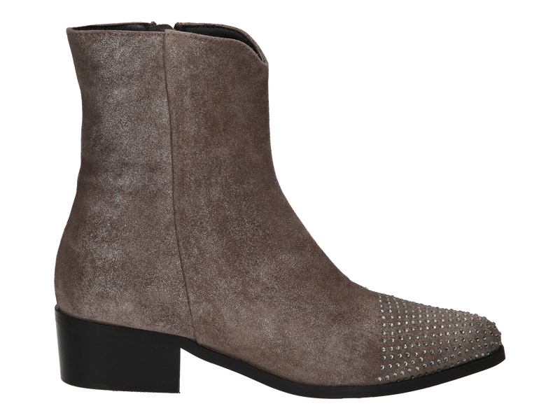 Roberto D'angelo Boot With Heel Taupe