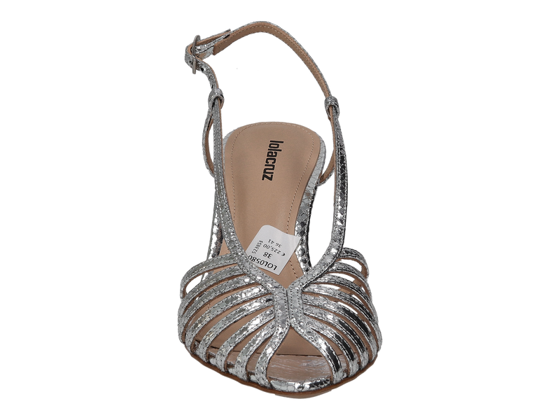 Lola Cruz Sandals Silver