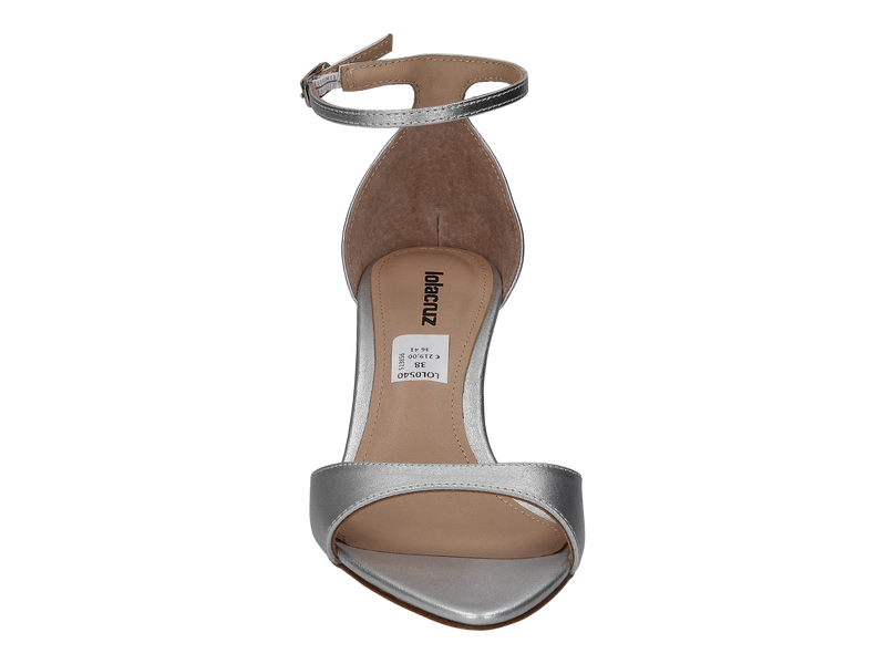 Lola Cruz Sandals Silver