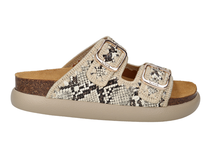 Scholl Mules Snake