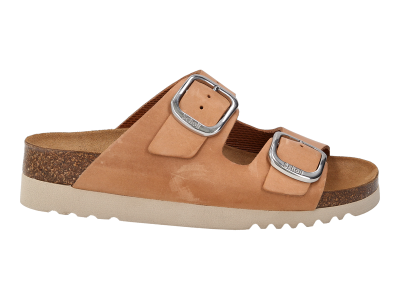 Scholl Mules Cognac