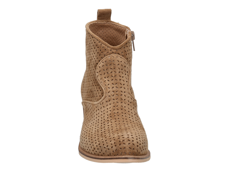 Alpe Boots Met Hak Cognac