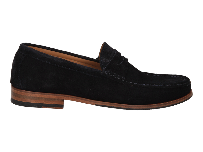 Van Bommel Mocassins Blauw