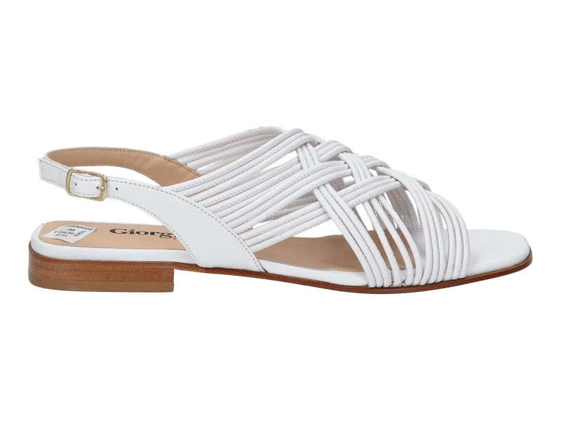 Giorgio M Sandals White