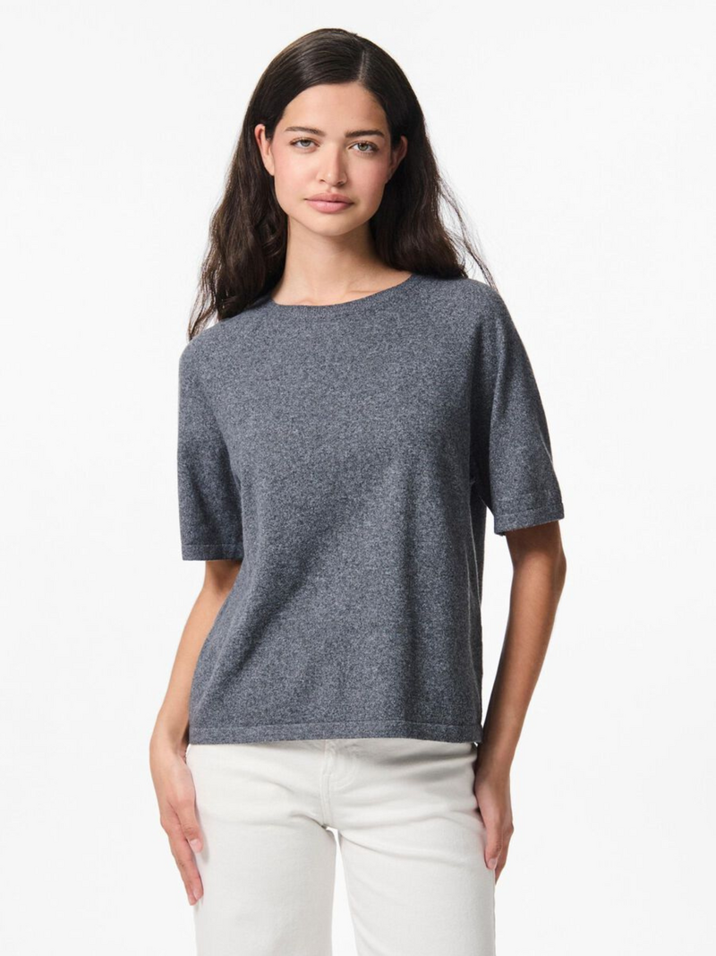 Pieces Pullovers Gray