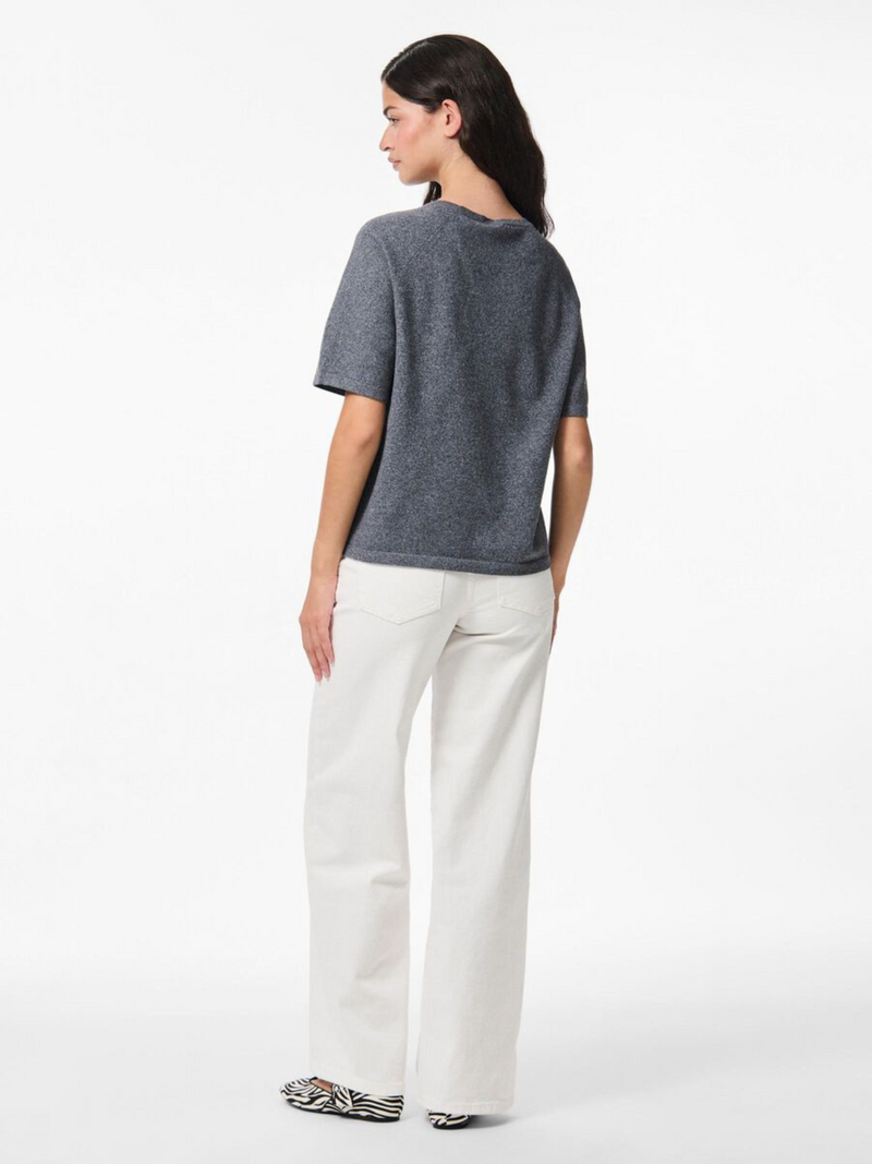 Pieces Pullovers Gray