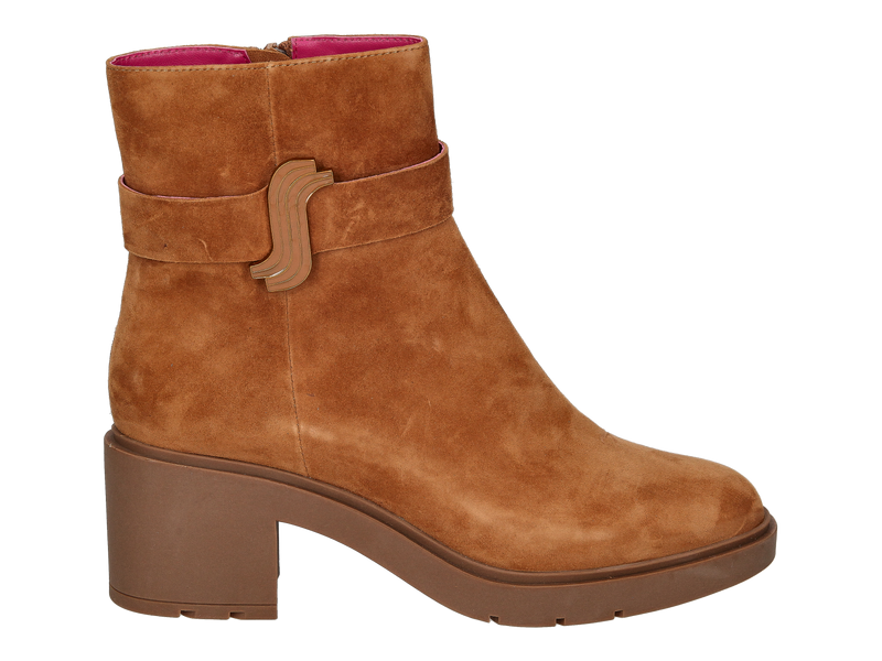 Olivier Strelli Boot With Heel Cognac