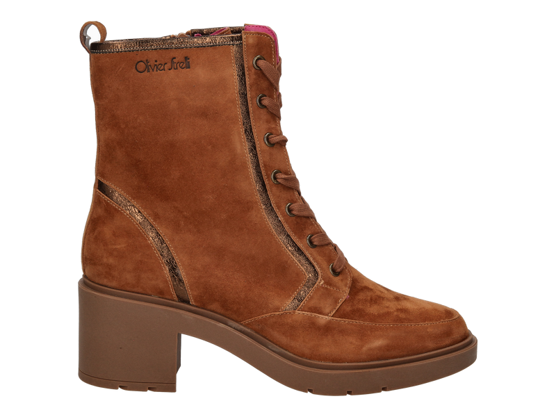 Olivier Strelli Boot With Heel Cognac